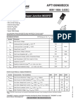 APT106N60B2C6: Super Junction MOSFET