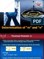 9 - Determination of M and N Parameters