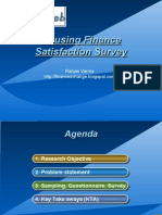 Housing Finance Satisfaction Survey 18669