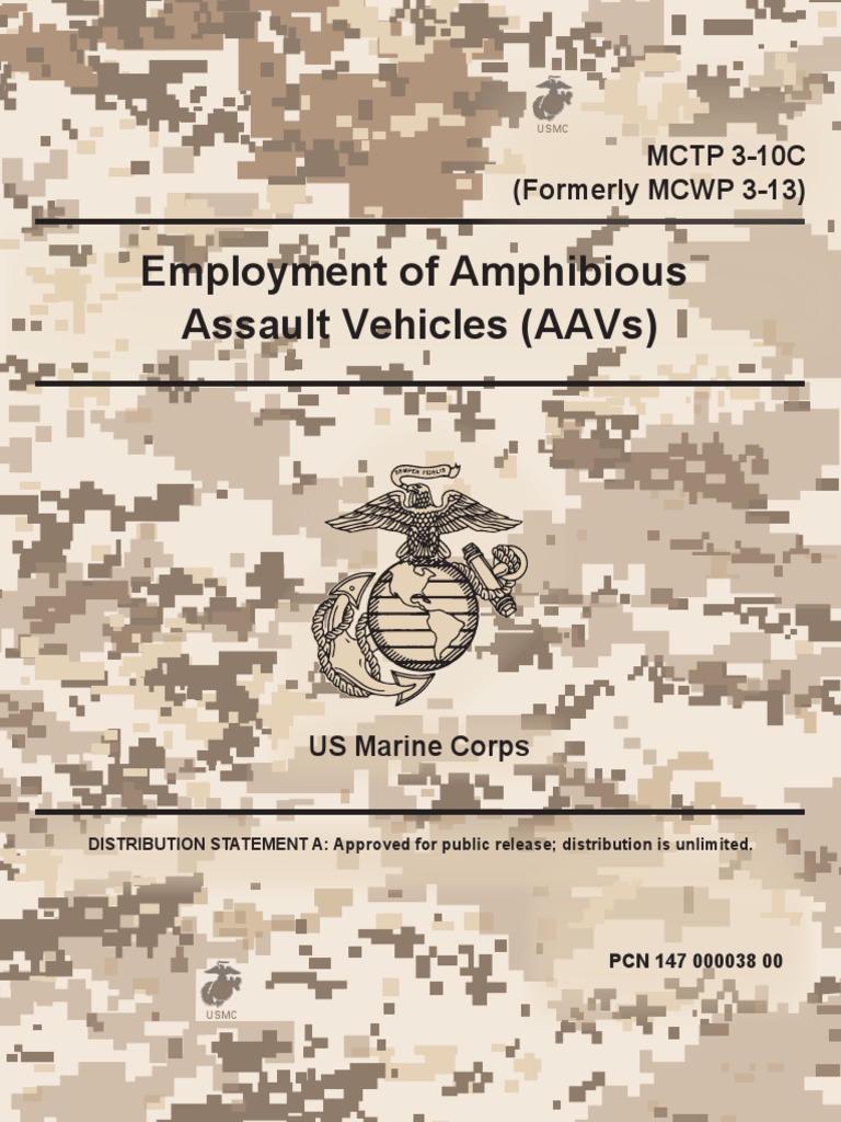 USMC AAV Employment Guidelines | PDF | Marine Air Ground Task Force ...