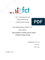 Relatorio Quimica Organicai