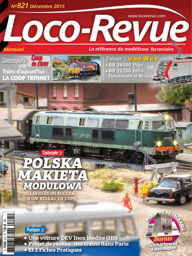 Magazine LOCO REVUE N.821 - Decembre 2015 | PDF | Ingénierie des