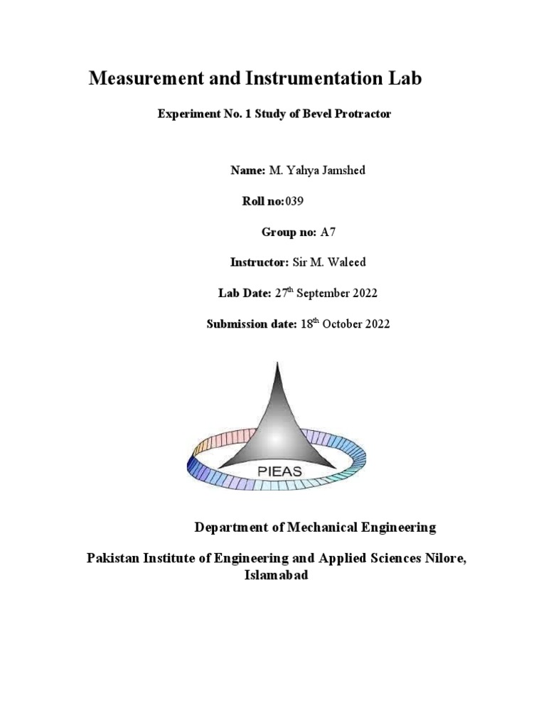 Bevel Protractor Measurement Techniques | PDF | Metrology