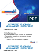 Disciplina de Homeopatia - 2018 - Módulo II - Parte B