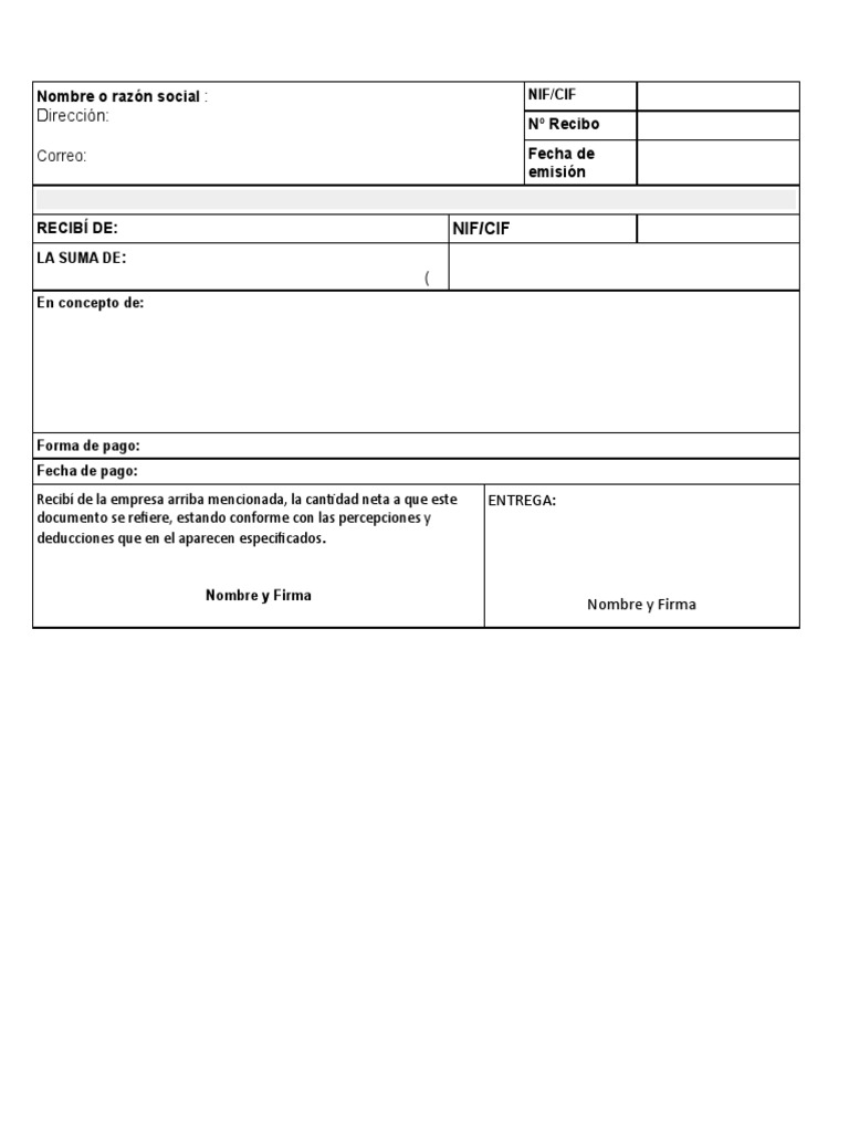 Recibo de Honorarios | PDF