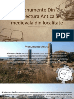 Monumente Din Arhitectura Antica Si Medievala Din Localitate