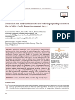 Numerical and Analytical Simulation of B