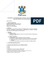 Plano de Ensino - Projetos Estruturais - 2016-2 - C09 Terça