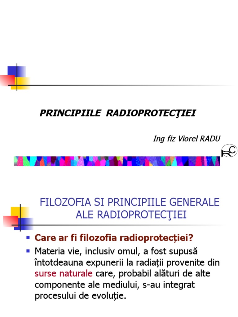 Principiile Radioprotectiei | PDF