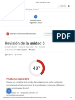 Revisión de La Unidad 5 - Google