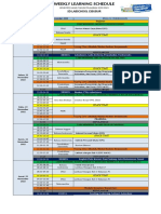 SD LABSCHOOL CIBUBUR WEEKLY SCHEDULE