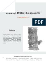 Dekalog - 10 Božjih Zapovijedi