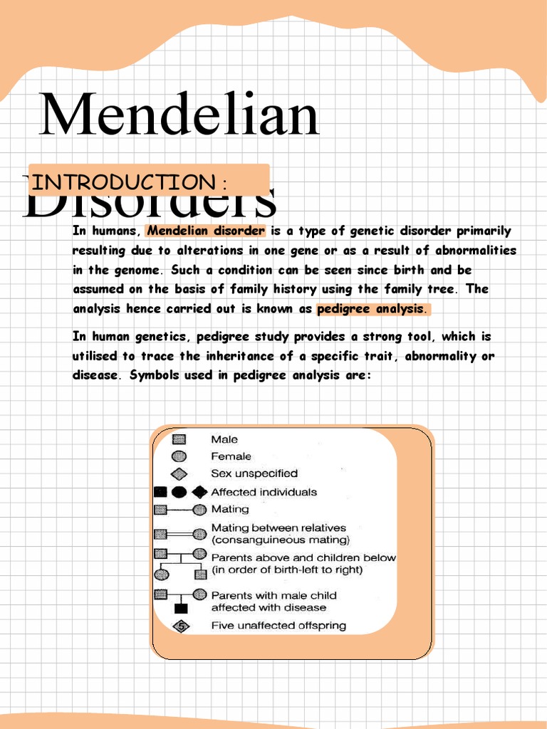 A Comprehensive Review of Mendelian Disorders From Inheritance