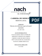 Historia de La Medicina Legal en Ecuador