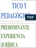 Predominante Experiencia Jurídica