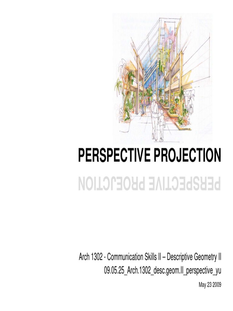 Perspective | Download Free PDF | Perspective (Graphical) | Geometry