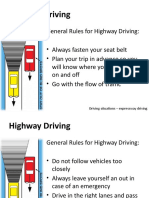 Highway Driving Rules and Safety Tips