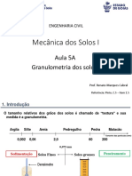 Aula 5A - Granulometria de Solos