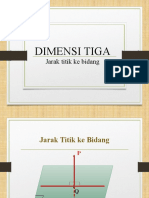 Dimensi Tiga (Jarak Titik Ke Bidang)