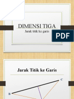 Dimensi Tiga (Jarak Titik Ke Garis)