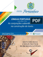 As Conjunções Subordinativas Na Construção Do Texto