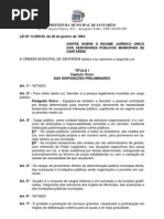 Regime Juridico Unico de Santarem