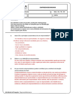 Atividade de Pesquisa - Empreendedorismo