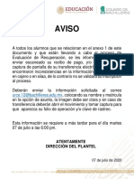 Aviso Del 07 de Julio