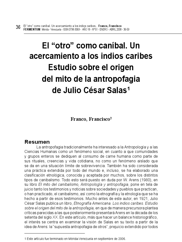 El Canibalismo Pdf