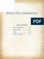 Magic Item Generator 1 PDF PREVIEW