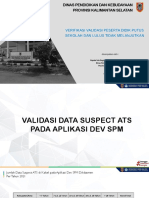 Validasi Data Suspect ATS SPM Kalsel