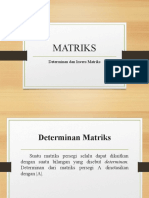 DETERMINAN MATRIKS