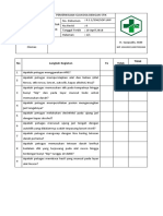 Daftar Tilik PEMERIKSAAN GLUKOSA DENGAN STIK