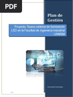 Plan de Dirección Del Proyecto e Implementación de Un Nuevo Sistema de Iluminación LED