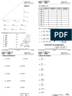 Curso de álgebra 4to primaria: Raíces y operaciones