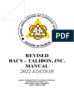 REVISED BACS Talibon Manual 2022 Edition