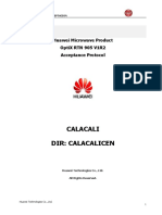 Acceptance Test Protocol XPIC Huawei CALACALI