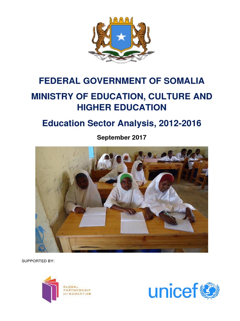 Somalia Education Sector Analysis 2012 16 PDF Vocational Education