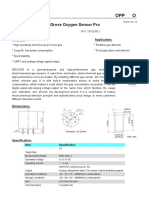 Grove Oxygen Sensor Pro Spec Sheet