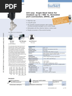 Burkert Valve Catalogue | PDF | Valve | Pressure