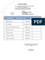 Daftar Hadir BPD