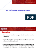 Site Investigation & Sampling Methods for Peat Deposits