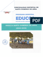 MD Santo Domingo de Anda Leoncio Prado Documento Pme 2020 2022 Aprobado El 2021