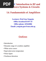 EE3104 - L4 RF Amplifiers