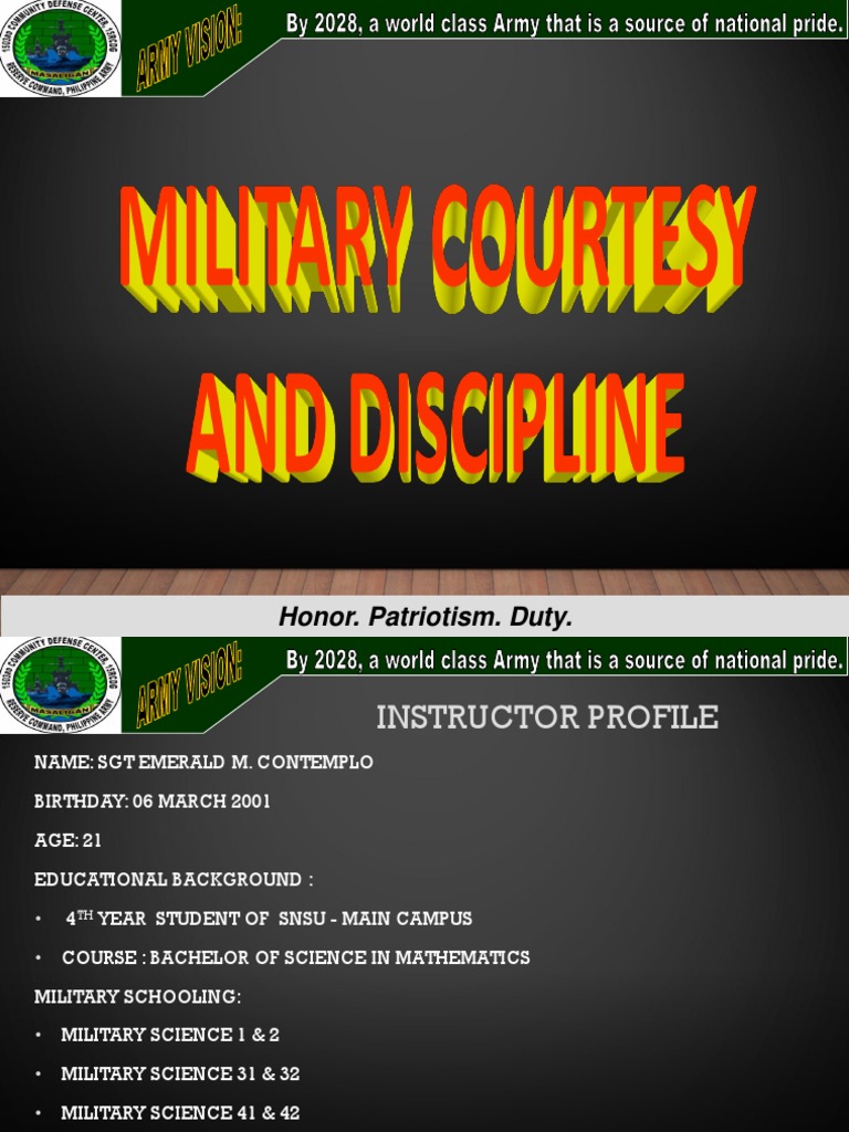 Military Courtesy and Saluting Protocols | PDF | Flag