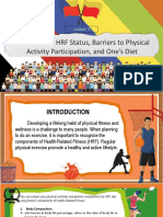 HRF Components and Barriers To Physical Activity Participation and One's Diet