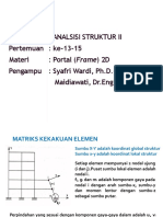 Anstruk II-6. Struktur Portal 2D
