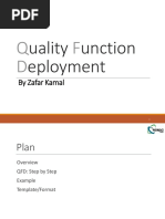 Quality Function Deployment