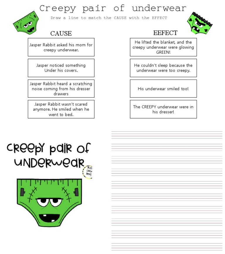 Jasper Rabbit's Creepy Underwear Activity | PDF