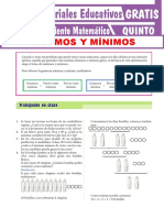 Máximos y Mínimos Para Quinto Grado de Secundaria